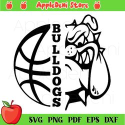 Bulldogs Basketball Svg, Sport Svg, Bulldogs Svg, Basketball Svg