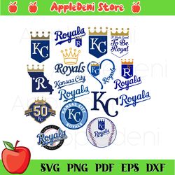 6 Files Of Kansas City Royals Bundle Svg, Sport Svg