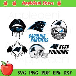 7 Files Of Carolina Panthers Logo Bundle Svg, Sport Svg