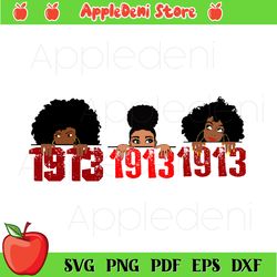 1913 Bundle Svg, Sorority Svg, Black Girl Svg, Strong Girl Svg, 1913 Svg, Delta Sigma Theta Svg, Alpha Kappa Alpha Svg,