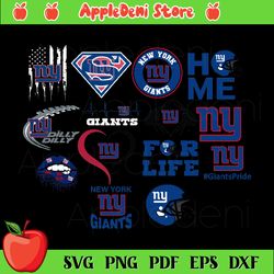 Giants Logo Bundle Svg, Sport Svg, Helmet Svg, Giants Pride Svg, New York Svg, Dripping Lips Svg, American Flag Svg, Gia