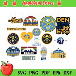Denver Nuggets Vector, Sport Svg, Sport Basketball Team Svg, Sport Basketball Team Logo Svg, Basketball Team Logo Design