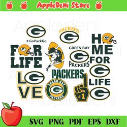 Green Bay Packers Logo Team Svg, Sport Svg, Sport Team Logo Svg, Football Team Logo Svg, Football Team Logo Design Svg,