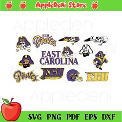 East Carolina University Athletics Bundle Svg, Sport Bundle Svg, East Carolina Pirates