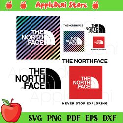 The North Face Logos Svg Bundle, Trending Svg, The North Face Svg, The North Face Logo Svg, The North Face Brand, Sport