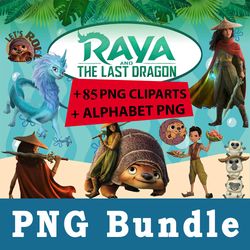 Raya and the last dragon Png, Raya and the last dragon Bundle Png, cliparts, Printable, Cartoon Characters