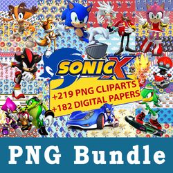 Sonic Png, Sonic Bundle Png, cliparts, Printable, Cartoon Characters