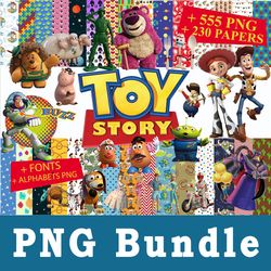 Toy Story Png, Toy Story Bundle Png, cliparts, Printable, Cartoon Characters