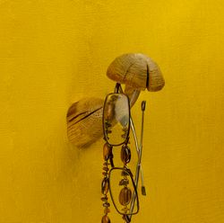 Mushroom Hook, mushroom wall hook, wall hook rack, holder bracelet, Decor Oak, hooks art wood,