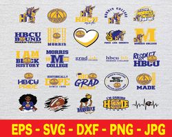 Morris College Svg, HBCU Svg Collections, HBCU team, Football Svg, Mega Bundle, Digital Download