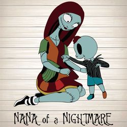 Nana of a Nightmare, Jack Skellington SVG, PNG DXF EPS Download Files