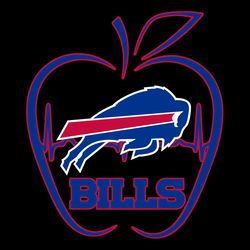 Buffalo Bills Apple Svg, Sport Svg, Buffalo Bills NFL, Bills Football Team, Bills Svg, Bills NFL Svg, Buffalo Bills Svg,