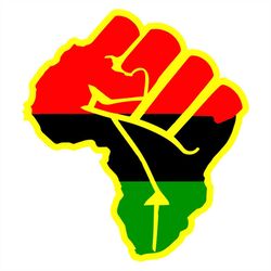Africa Map, Black Power fist, African Map, Cutting File, Black History svg, Black History, SVG,DXF,EPS