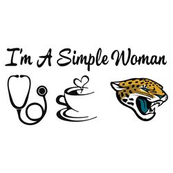 I Am A Simple Woman Jaguars Svg, Sport Svg, Jaguars Svg, Jacksonville Svg, Super Bowl Svg, Jacksonville Football, Jagua