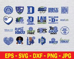 Dillard University Svg, HBCU Svg Collections, HBCU team, Football Svg, Mega Bundle, Digital Download