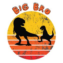 Big Bro Dino for the TRex Svg, Father's Day Svg, Dinosaur Svg