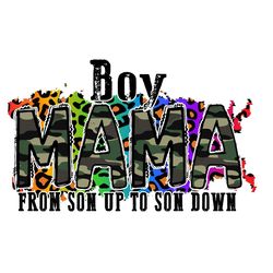 Boy Mama From Son Up To Son Down SVG PNG, Boy Mama Svg, Mama Svg