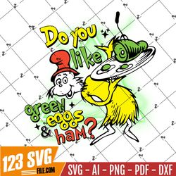 Do you like green eggs and ham PNG