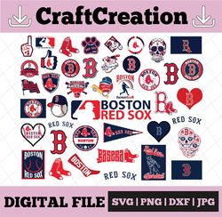 41 Files Boston Red Sox svg bundle, boston clipart ,red sox vector,boston cricut, red sox svg ,Cut file , MLB svg, Insta