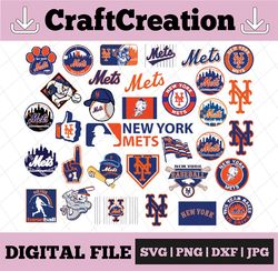 31 Files New York Mets svg, Baseball Clipart, Cricut NY Mets svg, Cutting Files, MLB  svg, Instant Download
