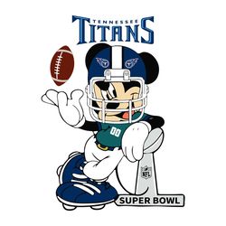 Mickey Mouse Tennessee Titans Svg, Sport Svg, Tennessee Titans Svg, Titans Football Team, Titans Svg, Tennessee Svg, Sup