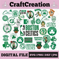 37 Files Boston Celtics Bundle Svg, NBA sports, Boston Celtics Basketball Logo, Basketball Bundle Svg, Boston Celtics NB