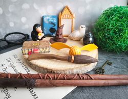 Harry pottery decor gifts figurines: gryffindor sword, niffler, monster book, pensieve, cloak invisibility
