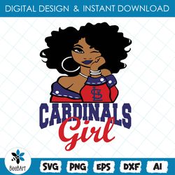 St Louis Cardinals Girl svg, Baseball svg, png , eps , dxf , Instant Download