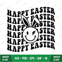 Happy Easter Svg, Easter Bunny Png, Happy Easter, Instant Digital Download, Easter Bunny, Bunny Ears