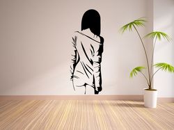 Naked Girl's Body, Beautiful Body, Sexy Girl Body, Wall Sticker Vinyl Decal Mural Art Decor