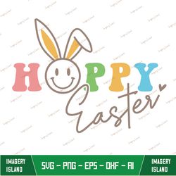 Hoppy Easter Svg, Easter Svg, Easter Svg Files, Easter Svg Kids, Easter Svg Files For Cricut, Boy Easter Svg, Hoppy East