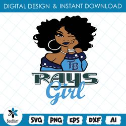 Tampa Bay Rays Girl svg, Baseball svg, png , eps , dxf , Instant Download