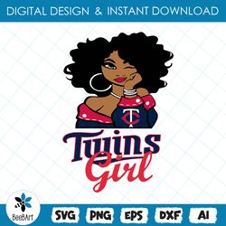 Minnesota Twins Girl svg, Baseball svg, png , eps , dxf , Instant Download