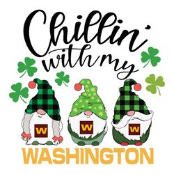 Chillin With My Washington Football Team Svg, Sport Svg, Washington Svg, Washington Football Team, Washington Logo Svg,