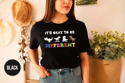 It's Okay To Be Different Shirt, Autism Kids Shirt, Autism Awareness Shirt, Cute Autism Shirts, Autism Mom Shirt - T136