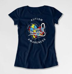 Autism Mom Shirt Awareness T Shirt Autism Dad Gift Support TShirt Autism Spectrum Autism Aware For ... T137