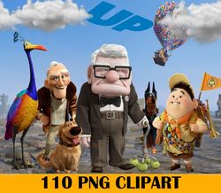 110 Png Up Clipart, Up Png, Disney Up Bundle Png, Disney Png Digital Download