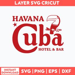 Cuba Havana Hotel _ Bar Svg, Png Dxf Eps File