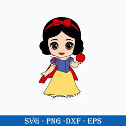Baby Snow White Svg, Snow White Svg, Disney Princess Svg, Png Dxf Eps Digital File