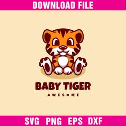 Baby Tiger Logo Png, Tiger Chibi Logo, Esport Logo Svg, Tiger Cute Logo, Sport Logo, Fashion Brand Png - Download File