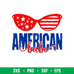 American Babe, American babe svg, 4th of July svg, Retro Patriotic svg, Independence Day svg, Happy 4th Of July SVG, Ame