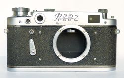 FED 2 type III C grey body USSR rangefinder film camera 35 mm M39 mount