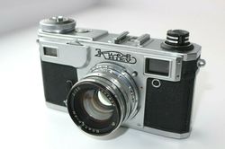 KIEV 4AM Russian USSR Contax Copy 35mm Camera Jupiter 8m Lens Vintage Decor