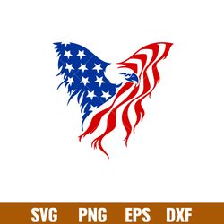 USA Flag Eagle, USA Flag Eagle Svg, 4th of July Svg, Patriotic Svg, Independence Day Svg, USA Svg, png,dxf,eps file