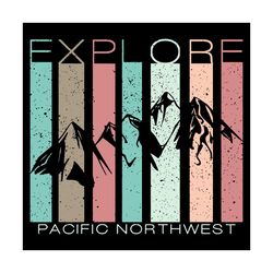 Pacific Northwest Svg, Trending Svg, Mountain Svg, Hiking Gift Svg, Vintage Pacific Northwest, Hiking Lover Svg, Love Hi