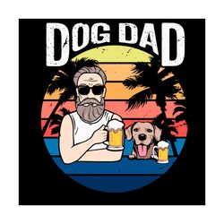Dog Dad Summer Old Man Svg, Fathers Day Svg, Dog Dad Svg, Dad Svg, Dog Svg, Summer Svg, Old Man Svg, Daddy Svg, Papa Svg