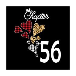 Chapter 56 Leopard Buffalo Plaid 1965 Birthday Svg, Birthday Svg, Chapter 56 Svg, 56th Birthday Svg, Birthday Woman Svg,
