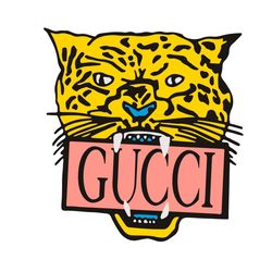 Gucci Leopard Head Svg, Trending Svg, Gucci Svg, Leopard Svg, Leopard Head Svg, Gucci Brand Svg, Gucci Logo Svg, Fashion