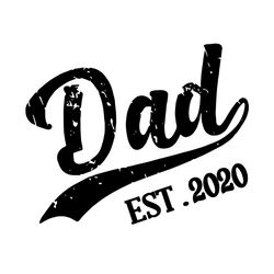 Dad Est 2020 Fathers Day Svg