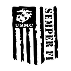 USMC FL Svg, Trending Svg, USMC Logo Svg, American Flag Svg, Semper Svg, USA Flag Svg, Marine Corp Veteran Flag Svg, Mar